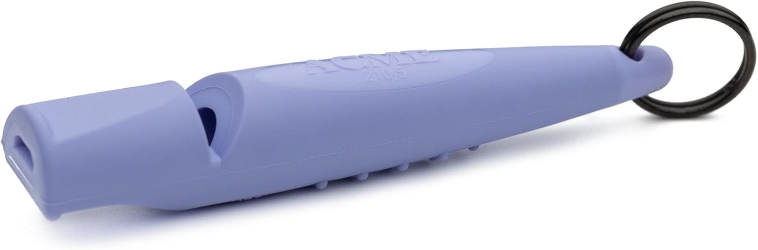 ACME Alpha 211.5 Professional Dog Training Whistle with Enhanced Ergonomic Grip. BPA-Free Plastic. 110 dBA. Long Range. Standardized Frequency. Weatherproof. Made in The UK (Violet Purple)