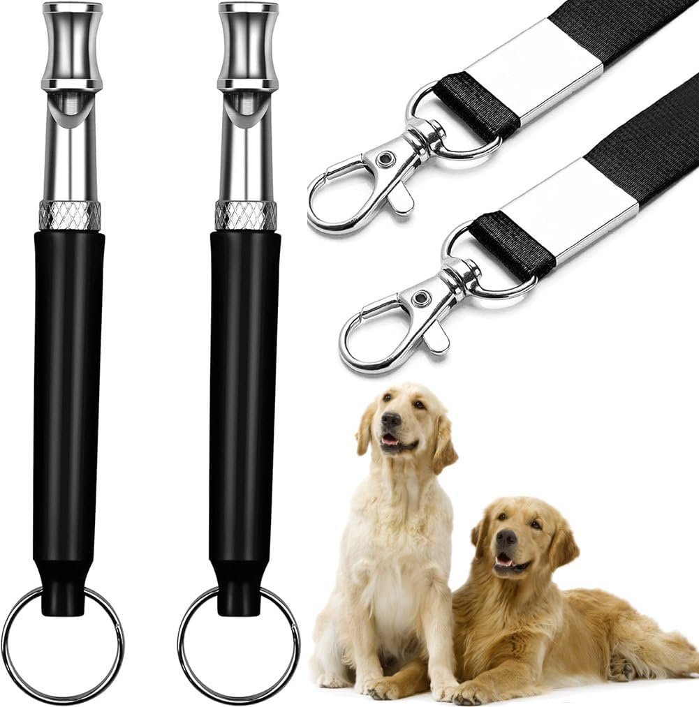 Ultrasonic Dog Whistles – Ultra-Wide Frequency for All Dog Breeds, Professional Silent Recall Training Whistle
