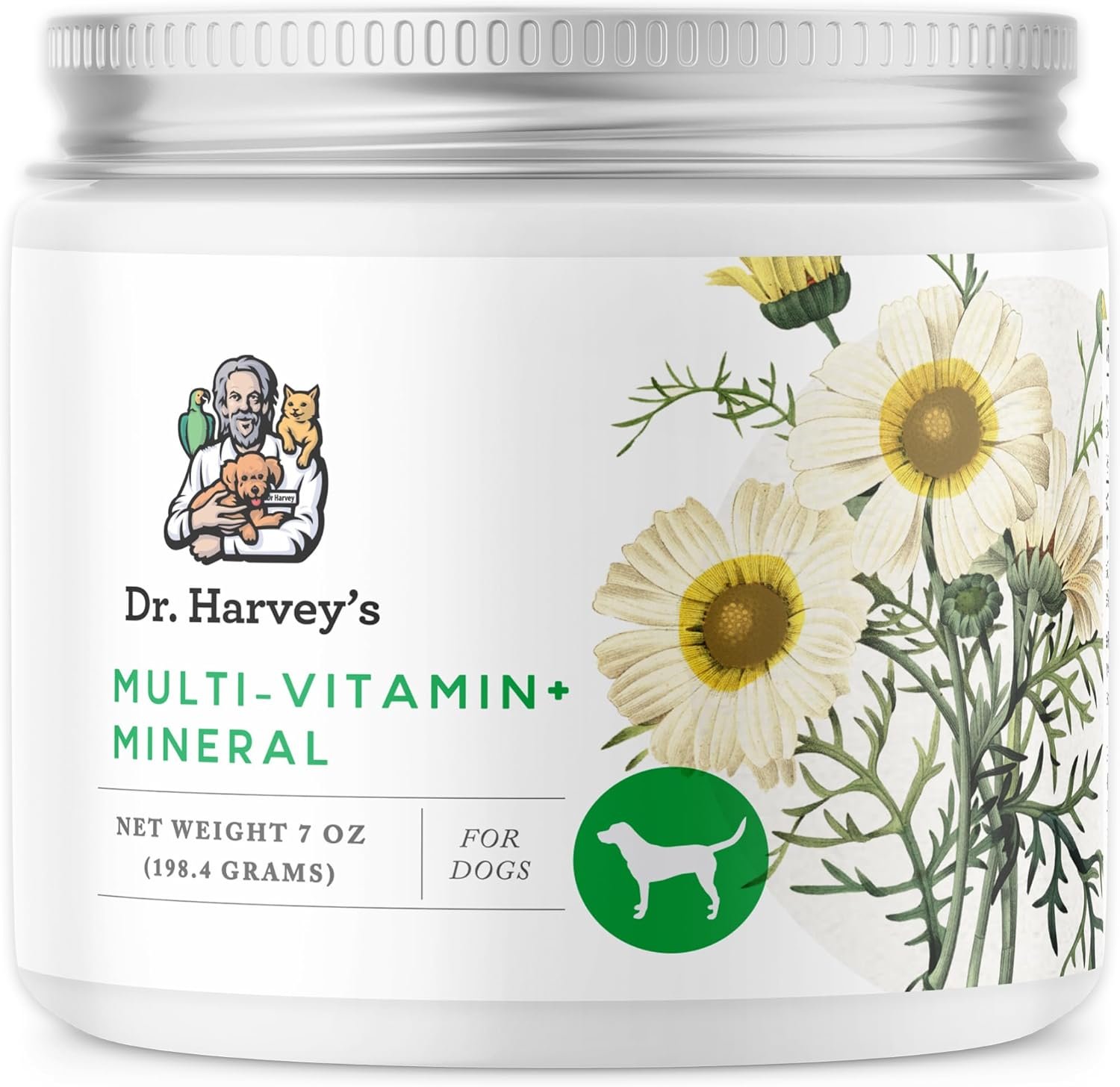 Dr. Harvey’s Herbal Multi-Vitamin and Mineral Supplement for Dogs (7 Ounces)
