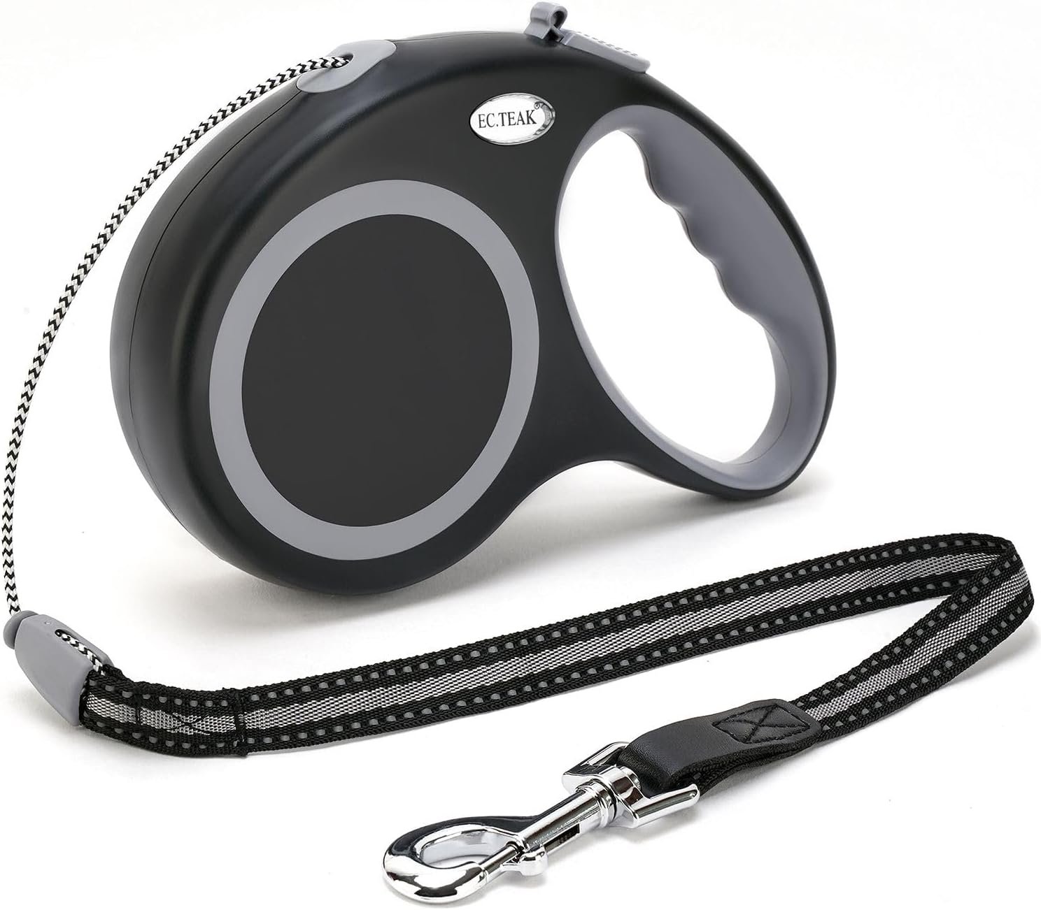 Retractable Dog Leash, 30 FT/ 20 FT Dog Walking Leash for Small Medium Large Dogs up to 77 lbs, Heavy Duty No Tangle (Black, 30 FT (30-77 lbs))