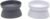 Kitty City Elevated Cat Bowls (Set of 2), Whisker-Friendly Raised Cat Food & Water Dishes, Modern Pedestal Design, Dishwasher Safe, 6.5 oz Each – White & Gray