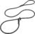 Slip Lead Dog Leash – Strong Nylon Training Rope with Spring-Loaded Adjustable Stopper – 5/16″ x 4/5/6ft -No Pull Heavy Duty Leash for Small Medium Large Dogs(Black, 5 FT)