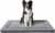 WESTERN HOME Dog Bed for Crate, Medium/Large Dogs Crate Bed with Soft Wavy Plush Comfortable Anti-Slip Kennel Pad Washable Pet Beds Mat for Dogs & Cats, Grey