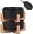 Petygooing Ceramic Black Cat Dog Bowl Set with Stand,Small Dog Bowls, Pet Food and Water Dish, Anti Slip Set of 2 Cat Bowl-Pet Food Dishes- Pet Bowls Small Size Pet (13.5OZ/5.1 in)