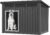 Fancyango Large Dog House for Indoor & Outdoor – Weatherproof & Removable Roof, Fits Small to Large Dogs (42.8″ L x 33″ W x 31.5″ H) – Black