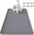 Cat Litter Mat 34″ X 22″, Cat Litter Box Mats Waterproof Silicone Pad for Floor Pee Pad Tray Holder with Complimentary 6 Clamps
