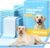 Powools 100-Pack X-Large Puppy Pads – 34” x 28” Pee Pads for Dogs Potty Training with Leak-Proof Quick-Dry Design, 6-Layer Wee Wee Pads for Dogs, Blue