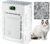 Pet Air Purifier for Home Large Room 2500 sq ft, H13 HEPA Washable Double-Sided Filter,Air Cleaner for Pet Hair Dander Odor Allergies Pollutant Smoke Dust,PM2.5 Air Quality Monitor,Auto Mode,P358 Grey