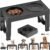 XIAZ Elevated Dog Bowls Large Breed Raised Dogs Bowl Stand Large/Medium Sized Dog Slow Feeder Dogs Bowls Food Water Stands 5 Heights Adjustable 9/11/12/14in Pet Feeder Dish Station