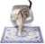 Cat Litter Mat, 20×15 in Litters Box Mat Waterproof Non-Slip Easy to Clean Washable Trapping Mat for Kitty