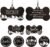 Ultra Joys Stainless Steel Pet ID Tag Dog Name Tags Personalized Front and Back Engraving, Customized Dog Tags and Cat Tag, Optional Engraved on Both Sides, Bone Tag with Mountain Design, Large